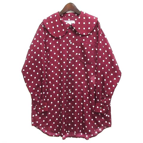 コムデギャルソン COMME des GARCONS コムコム 2022AW ドット 丸襟 