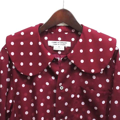 コムデギャルソン COMME des GARCONS コムコム 2022AW ドット 丸襟 