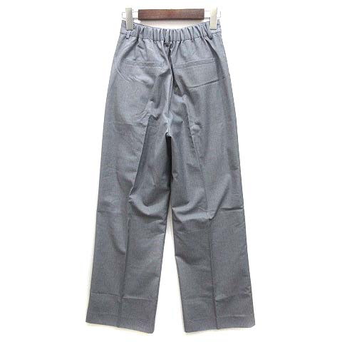マチャット MACHATT チンツ ストレート パンツ タック ウエストゴム