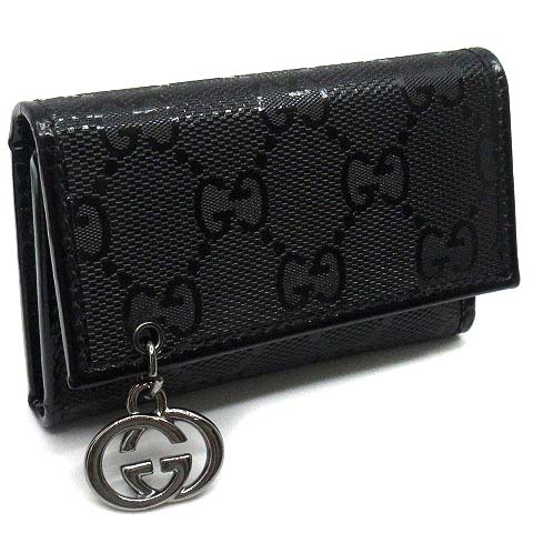 グッチ GUCCI インターロッキング GG インプリメ 6連 キーケース 