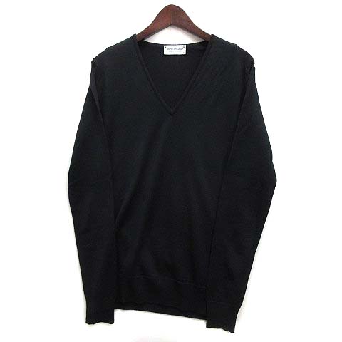 未使用 ジョンスメドレー ☆ ウール ニット プルオーバー 英製 M Ｖネック 未使用 ジョンスメドレー ☆ ウール ニット プルオーバー 英製 M Vネック