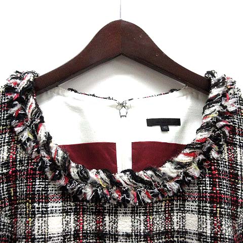 トゥービーシック TO BE CHIC スパンコール ツイード ワンピース
