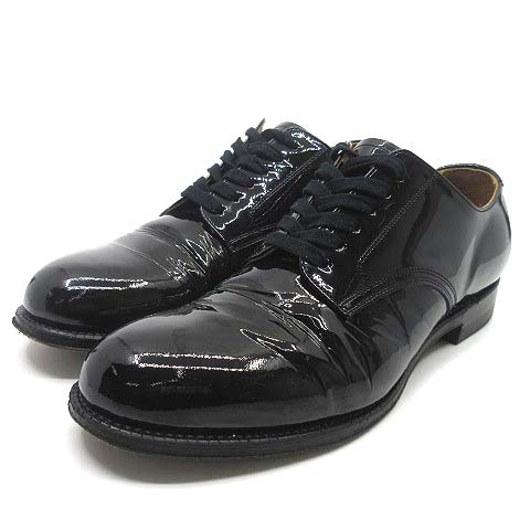 ブラック レザー オックスフォードシューズ 25cm