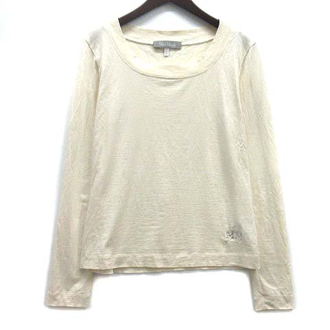 マックスマーラ MAX MARA オフクルーネック ニット Tシャツ カットソー 