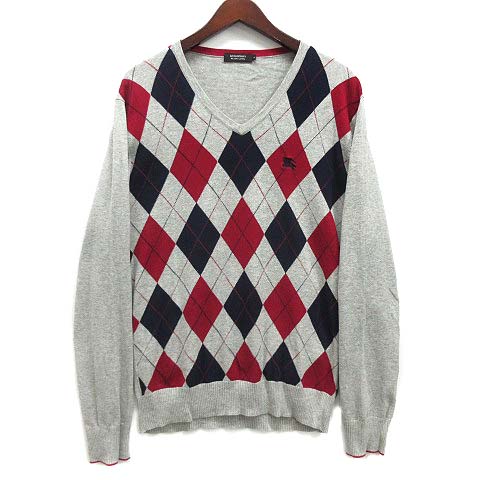 バーバリーブラックレーベル BURBERRY BLACK LABEL アーガイル  