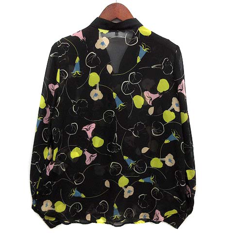 ナラカミーチェ NARA CAMICIE シアー シフォン フラワー 花柄
