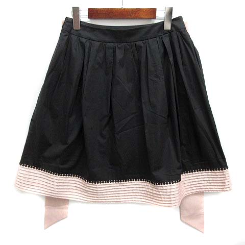 トゥービーシック TO BE CHIC スカート 裾ティアード 膝丈
