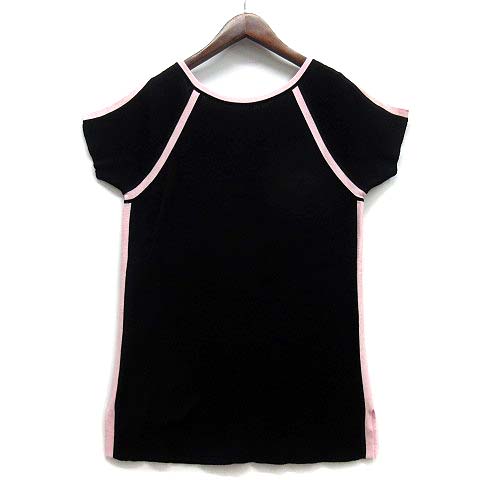 シャネル CHANEL スポーツライン コットン リブ ニット 半袖 ラグラン