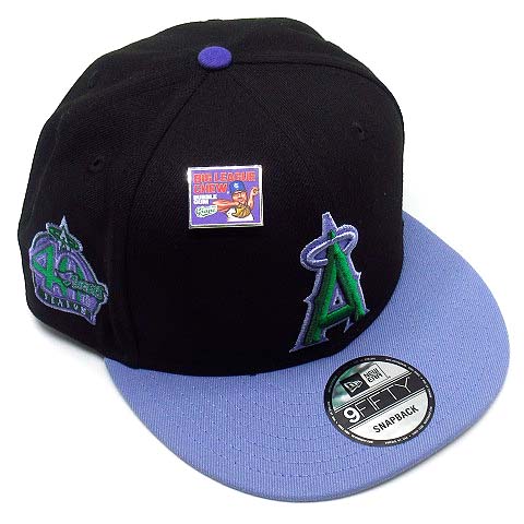 希少9FIFTY スナップバックキャップ グリーン/オレンジ ニューエラ NEW ERA 9FIFTY MLB ビッグリーグチュー 40th