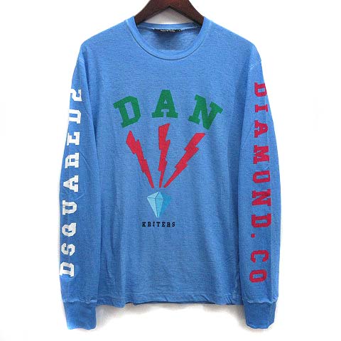 ディースクエアード DSQUARED2 マルチプリント 長袖 Tシャツ 