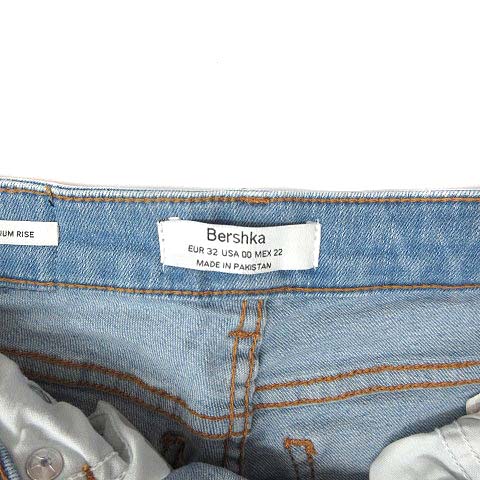 ベルシュカ Bershka スキニー ミディアムライズ デニムパンツ