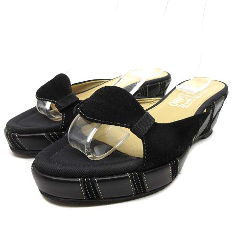 サルヴァトーレ フェラガモ サンダル ミュール Janine しぼっ Sandal