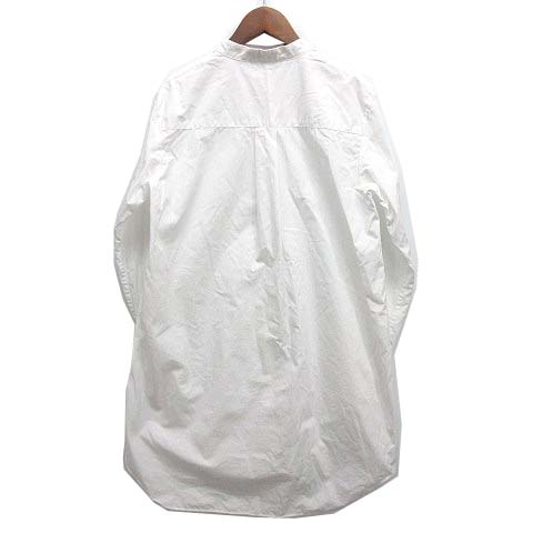 美品✨Theory バンドカラーシャツ　ブラウス　チュニック　コットン　白　長袖 楽天市場】【TIA BASIC】 バンドカラーシャツチュニック
