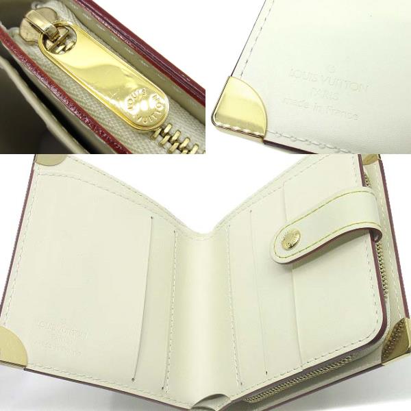 ルイヴィトン M91831 スハリ 安くっ コンパクトジップ ホワイト ゴールド 