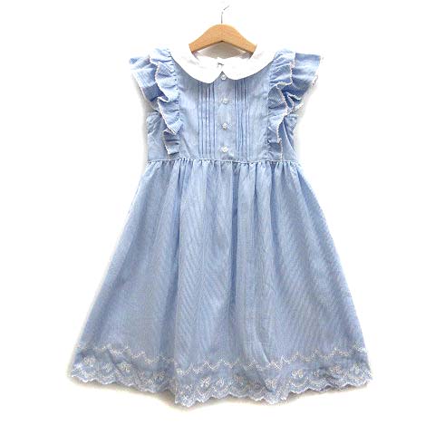 メゾピアノ 130 鋭き 長袖ワンピース 秋冬物 平成レトロ フリル  