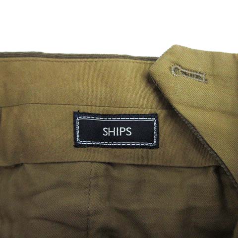 シップス SHIPS コーデュロイ ストレッチ タック パンツ
