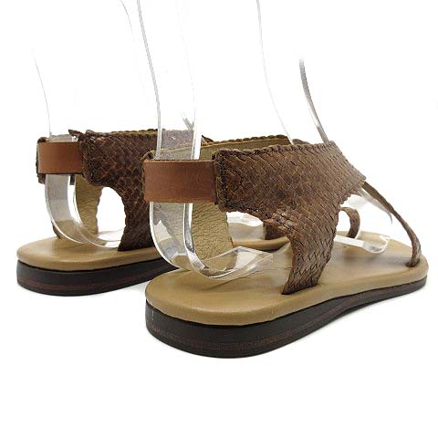 JURGEN LEHL】ヨーガンレール レザーメッシュフラットシューズ22.5