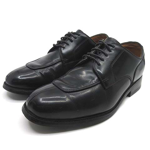 E431B 赤黒く REGAL リーガル Uチップ 外羽根 ビジネスシューズ 24cm 