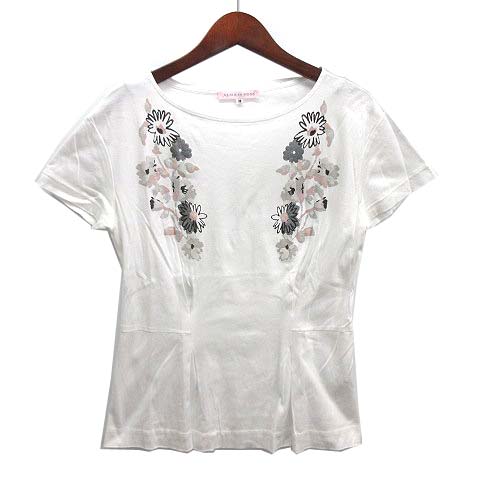 ハナエモリ HANAE MORI アルマアンローズ ALMA en ROSE ボートネック T 