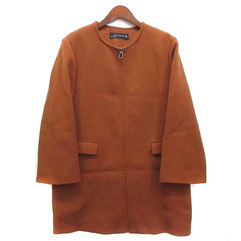 rm-7379) At Last&Co Wool Coat ブラウンチェック rm-7379) At Last&Co Wool Coat ブラウンチェック