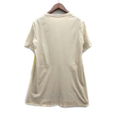 マルニ MARNI ブライアンレア Brian Rea Tシャツ カットソー コットン プリント クルーネック 半袖 ベージュ 38 レディース マルニ MARNI ブライアンレア Brian Rea Tシャツ カットソー