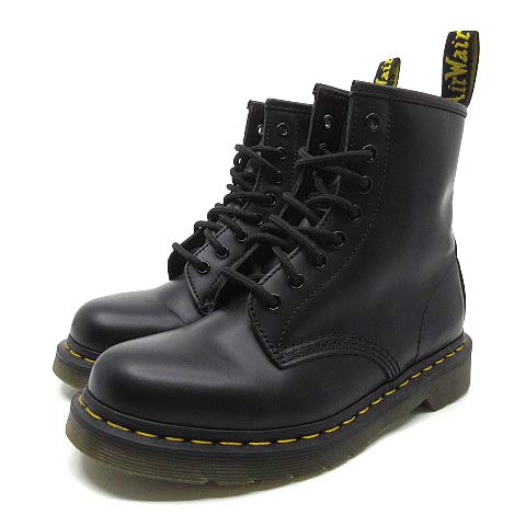 美品】ドクターマーチン1460 8ホール ブラック UK6 25cm 男女