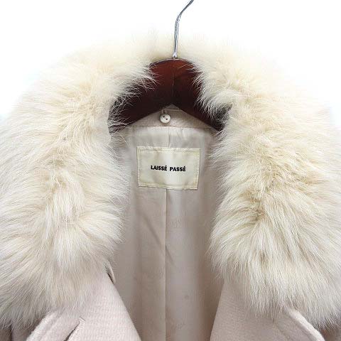 レッセパッセ LAISSE PASSE フォックスファー 2WAY ショート コート 