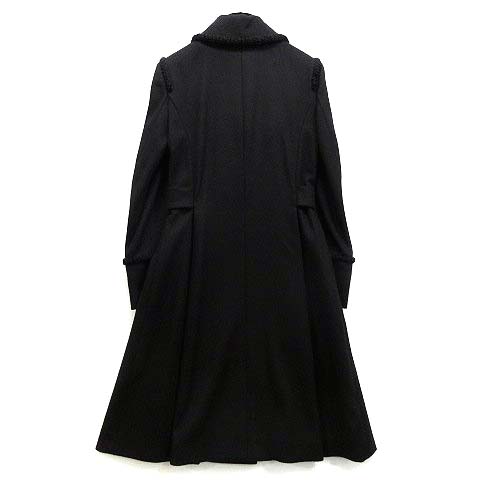 シャネル CHANEL カシミヤ100％ ブレード Aライン ダブル ロング 