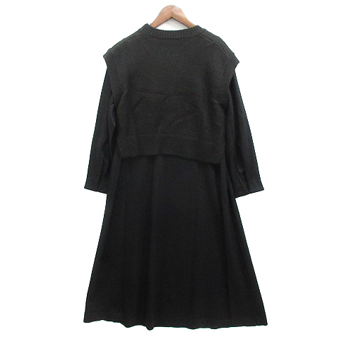 BALLSEY（ボールジィ）の「マテリアルコンビ ハーフスリーブワンピース