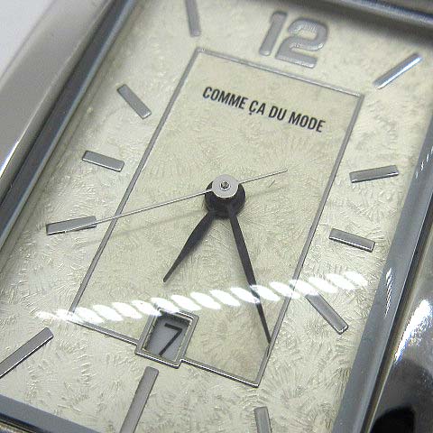 COMME CA DU MODE k10 シルバーバングル COMME CA DU MODE - コムサ デ モード バングル SILVER 箱付きの