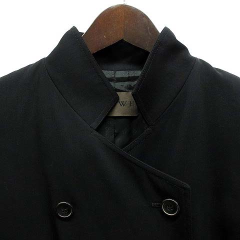 ロエベ LOEWE ウール ギャバジン ベルテッド ダブル ジャケット 裏地  