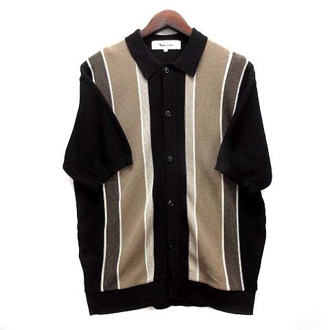 Time is onリンクス フロントパネル ニット 半袖LINKS FRONT Time is onリンクス フロントパネル ニット 半袖LINKS FRONT