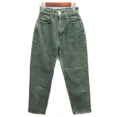 MOUSSY プレーンジーンズ カーキ 24 MOUSSY プレーンジーンズ カーキ 24
