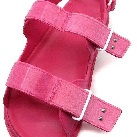 シャネル CHANEL フットベッド サンダル ココマーク スポーツ ラバー