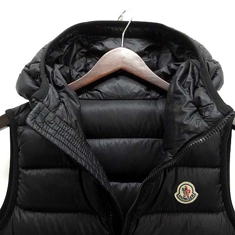 モンクレール MONCLER レイ RAY ダウンベスト フード付き ダブルジップ 