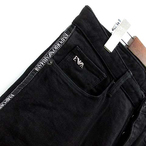 エンポリオアルマーニ EMPORIO ARMANI サイドロゴ ライン デニム