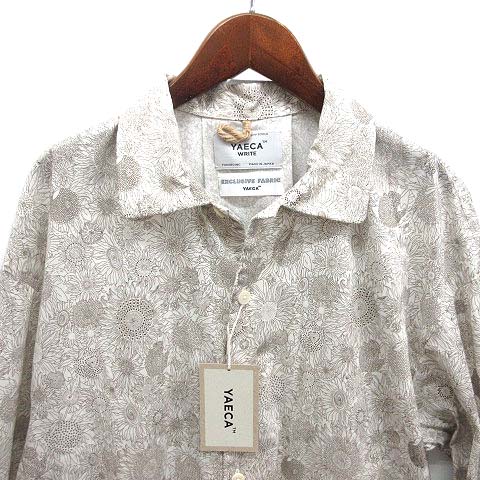 【新品未使用】YAECA ワンピース シャツワンピース 未使用品 ヤエカ YAECA WRITE リバティ Small Sus シャツ ワンピース