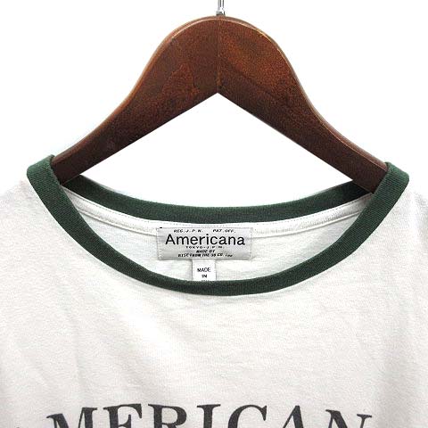 アメリカーナ AMERICANA WE MAKE IT ROUGH バイカラー BIG T