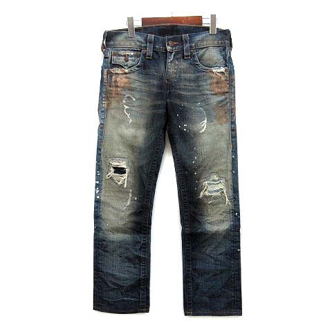 トゥルーレリジョン TRUE RELIGION リッキー RICKY ペイント ダメージ 