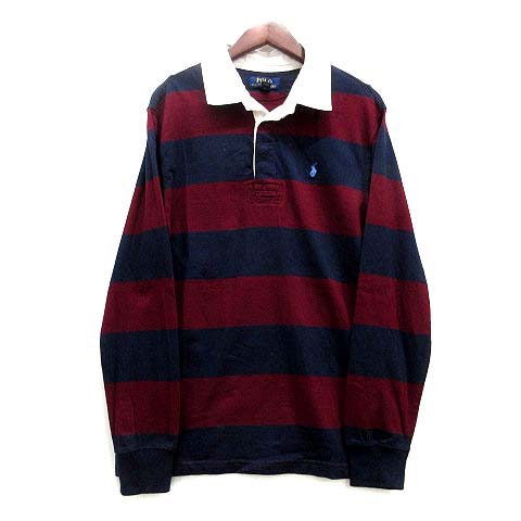 POLO RALPH LAUREN ネイビー長袖 ラガーポロシャツ サイズXS POLO RALPH LAUREN ネイビー長袖 ラガーポロシャツ サイズXS