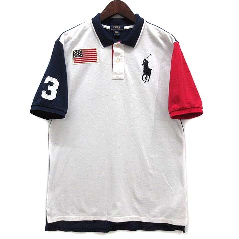 ポロラルフローレン ビッグポニー 半袖 ポロシャツ XL（18-20） ピンク POLO RALPH LAUREN 鹿の子地 キッズ ポロ ラルフローレン POLO RALPH LAUREN ポロシャツ 半袖 ビッグポニー
