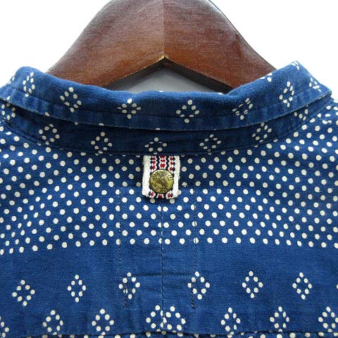 ビズビム VISVIM カーチフ ドット チュニック シャツ 長袖 KERCHIEF 