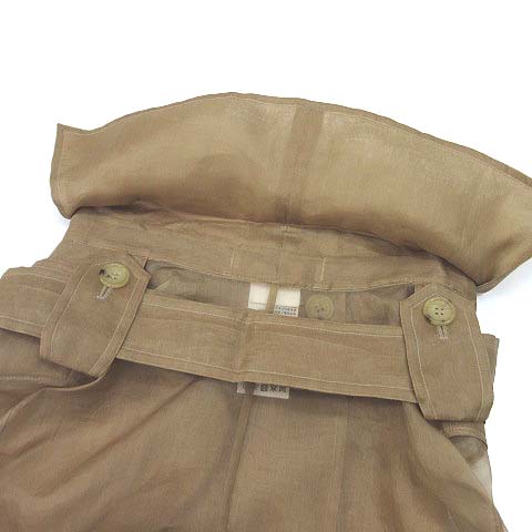 マックスマーラ MAX MARA シルク オーガンジー シアー トレンチ  