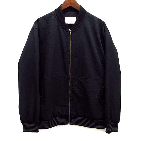 【中古】ナナミカ nanamica アルファドライ ALPHADRY Varsity Jacket バーシティ ジャケット S 紺 ネイビー SUAS917 メンズ ナナミカ nanamica アルファドライ ALPHADRY Varsity Jacket バー