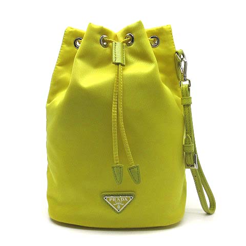 プラダ PRADA Re-Nylon ポーチ ドローストリング 巾着 バッグ  