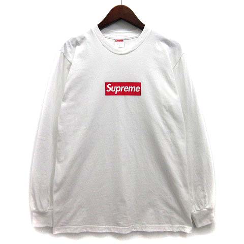 シュプリーム SUPREME ボックスロゴ 長袖 Tシャツ クルーネック ロンT