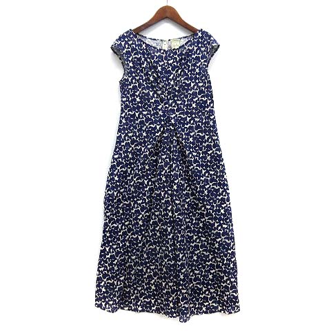 【中古】シビラ SYBILLA ジオメトリック カット ジャガード ワンピース ノースリーブ ブルー 青 M GBPGT73530 レディース シビラ SYBILLA ジオメトリック カット ジャガード ワンピース