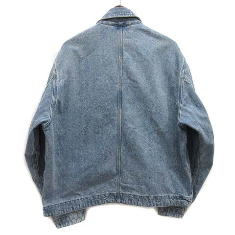 のりべん GU公式 | デニムジップアップジャケット