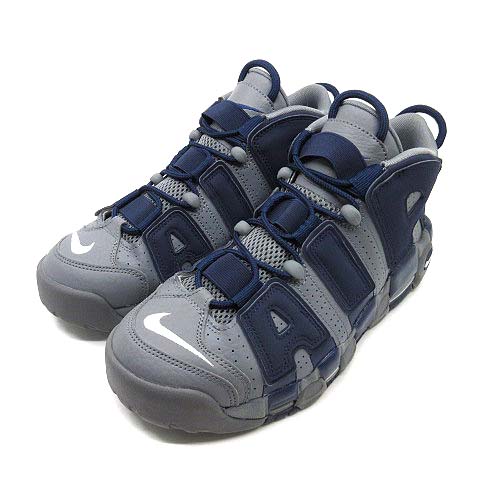 NIKE More Uptempo ‘96 グレー/ネイビー26.5cm ナイキ NIKE エア モア アップテンポ AIR MORE UPTEMPO '96