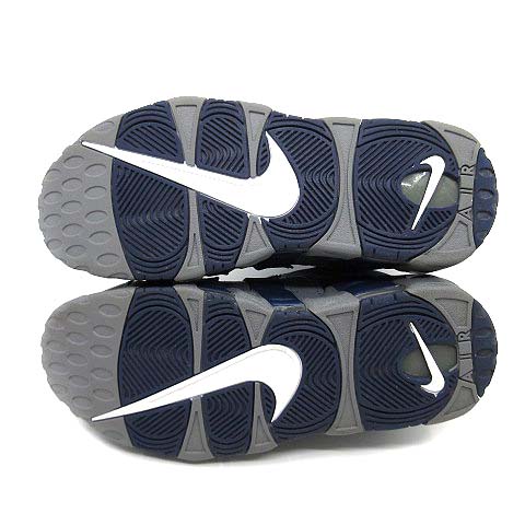 か*い様 NIKEエアモアアップテンポ 96 ネイビー／グレー 国内8月25日発売予定】ナイキ エア モア アップテンポ 96